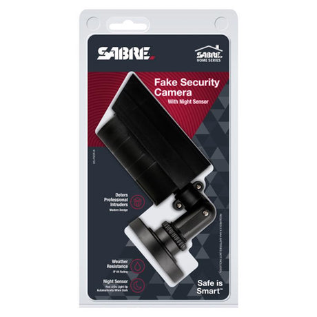 Sabre Black Plastic Fake Security Camera