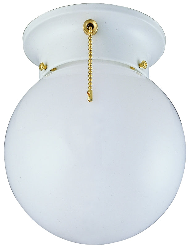 Boston Harbor F3WH01-33753L Ceiling Light Fixture, 0.5 A, 120 V, 60 W, 1-Lamp, A19 or CFL Lamp, Metal Fixture