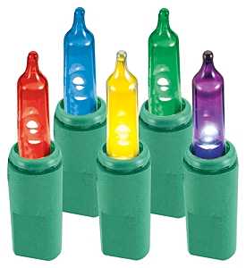 Hometown Holidays 2356/U10E407B Reel Light Set, 14.4 (0.12 amps) W, 210-Lamp, Multi-Color Lamp