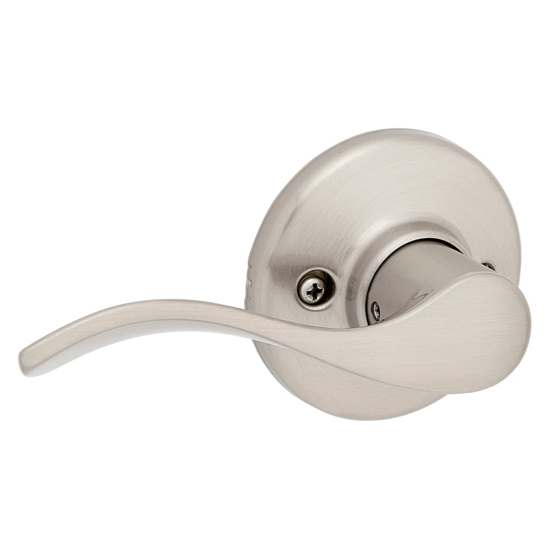 Kwikset 92001-525 Passage Lever, Satin Nickel, Reversible Hand, 3 Grade