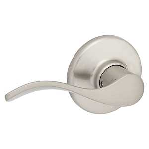 Kwikset 92001-525 Passage Lever, Satin Nickel, Reversible Hand, 3 Grade