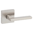 Kwikset Signature Series 154HFL SQT 15 Passage Lever, Non-Locking Lock, Satin Nickel, Zinc, Residential, Reversible Hand