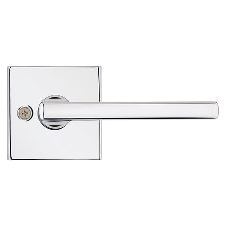 Kwikset Signature Series 154HFL SQT 26 Passage Lever, Non-Locking Lock, Polished Chrome, Zinc, Residential, 2 Grade
