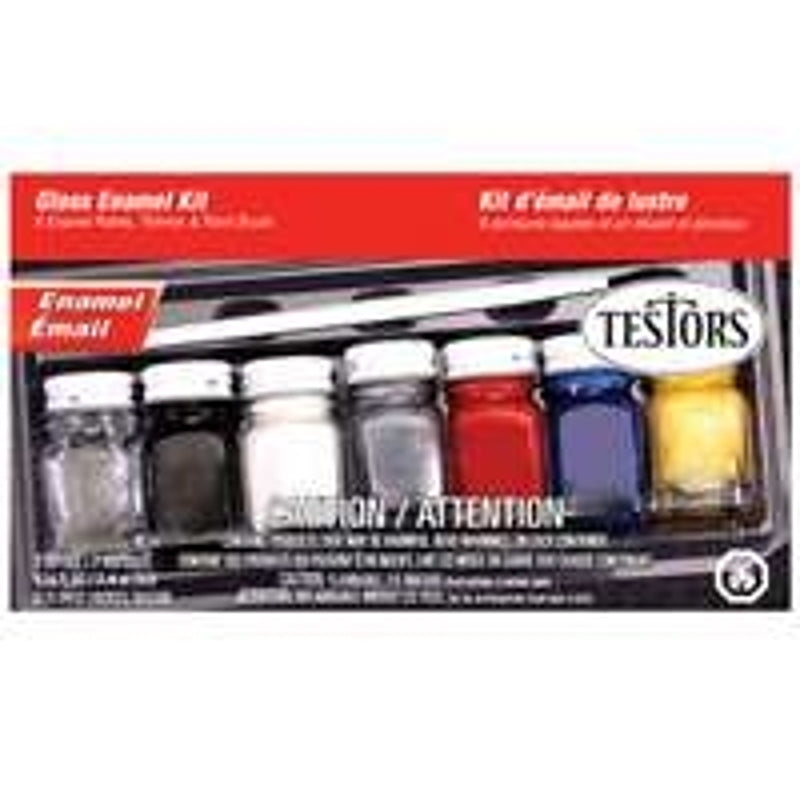 Testors 9115X Enamel Paint Set, 0.25 oz, Bottle