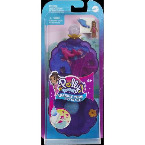 Polly Pocket Sparkle Cove Adventure Polly Pocket Basket Multicolored, Pack of 6