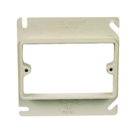 Allied Moulded FiberglasBox Old Work 14 cu in Round Fiberglass 1 gang Outlet Box Beige