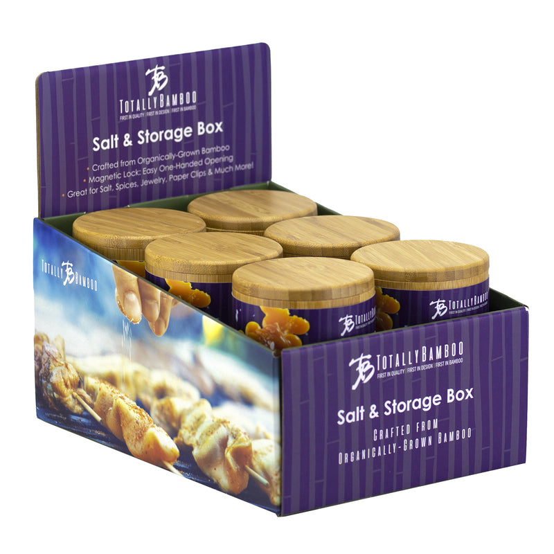 Totally Bamboo 6 oz Brown Salt Cellar 1 pk, Pack of 12