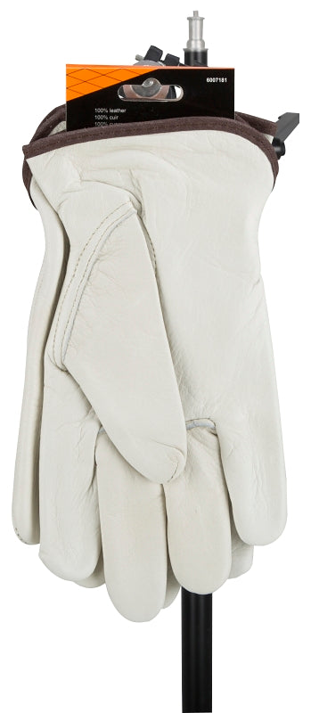 Diamondback GV-DK603/B/M Driving Gloves, Men's, M, Keystone Thumb, Elastic Cuff, Grain Leather