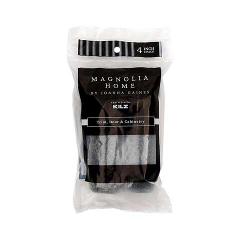 Magnolia Home by Joanna Gaines Flock Foam 4 in. W Paint Roller Cover Refill 2 pc