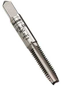 Irwin 8123 Fractional Tap, 1/4 in- 28 NF Thread, Plug Tap Thread, 4-Flute, HCS