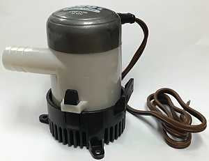 US Hardware M-009B Bilge Pump, Specifications: 12 V, 3 ft Head, 3/4 in Inlet, 310 gph