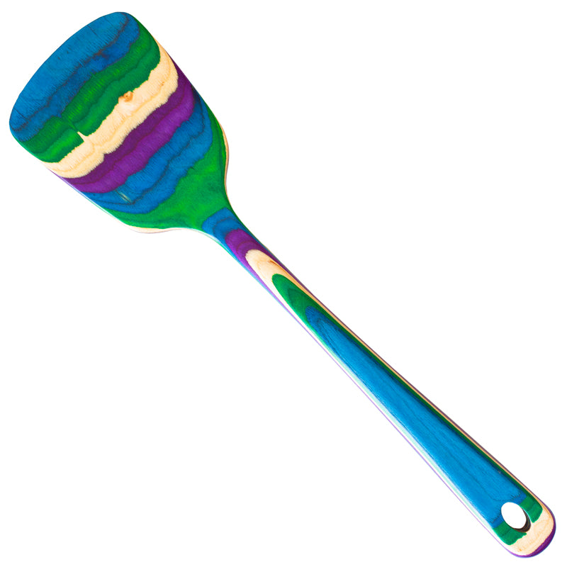 Totally Bamboo Baltique Multicolored Birch Wood Spatula, Pack of 12