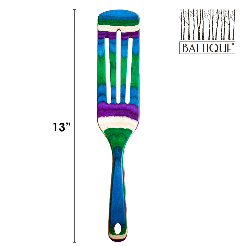 Totally Bamboo Baltique Multicolored Birch Wood Spurtle, Pack of 12
