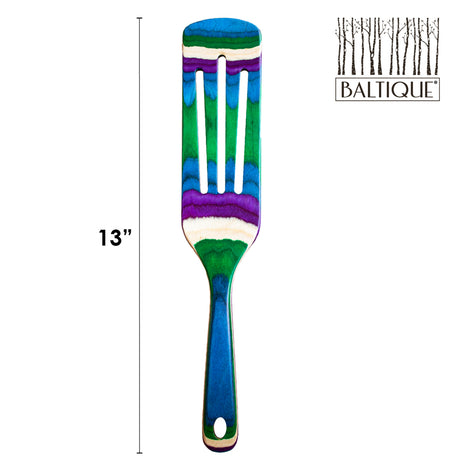 Totally Bamboo Baltique Multicolored Birch Wood Spurtle, Pack of 12
