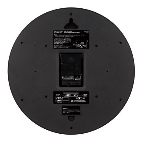 La Crosse Technology 14 in. L X 14 in. W Indoor Modern Analog Atomic Wall Clock Glass/Plastic Black