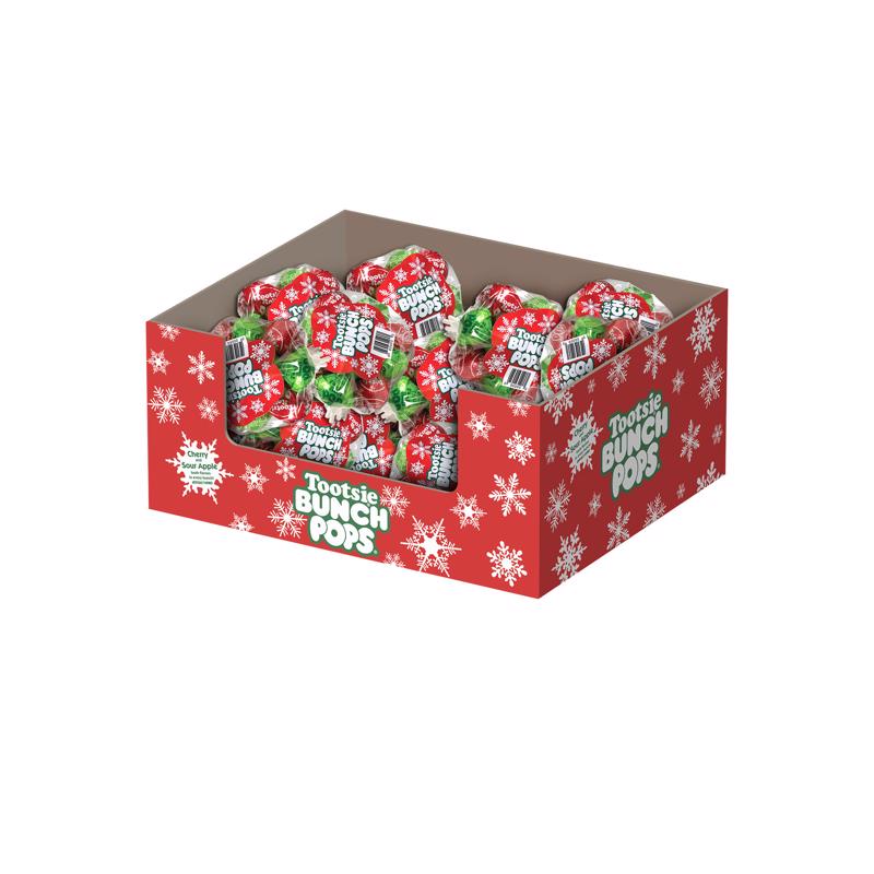 Tootsie Roll Bunch Pops Assorted Lollipop 3.6 oz, Pack of 18