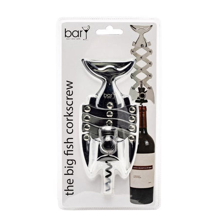 BarY3 Silver Stainless Steel Corkscrew