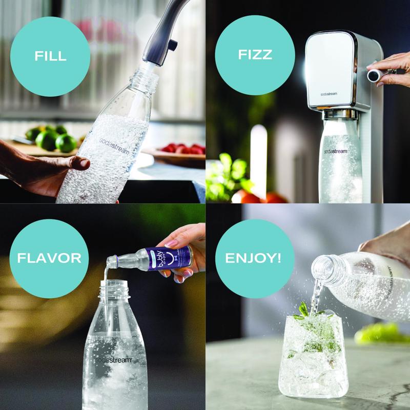 SodaStream ART Machine White 1 L Soda Maker 1 pk, Pack of 2