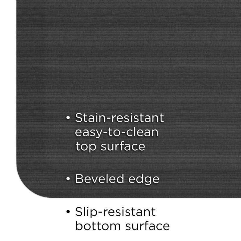 Gel Pro 20 in. W X 30 in. L Charcoal Polyurethane Foam Anti-Fatigue Mat