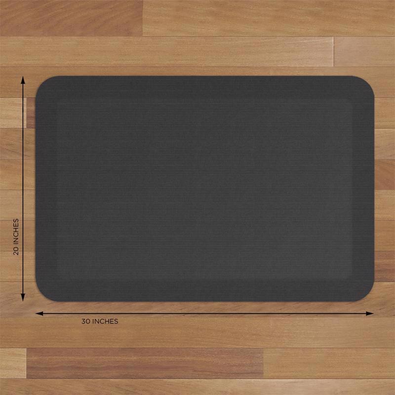Gel Pro 20 in. W X 30 in. L Charcoal Polyurethane Foam Anti-Fatigue Mat