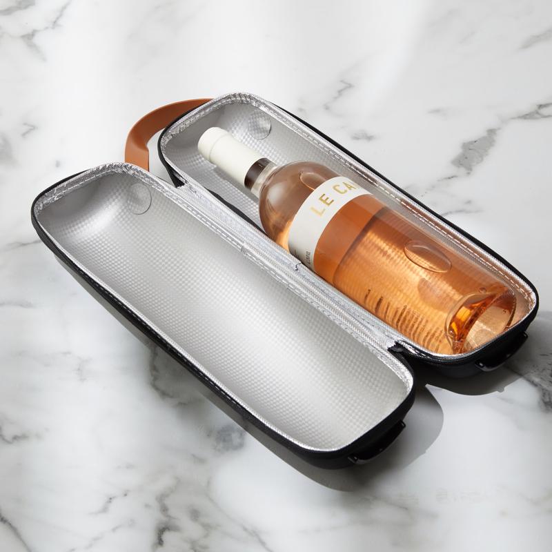 Houdini 1 L Black Vinyl Wine Carrier
