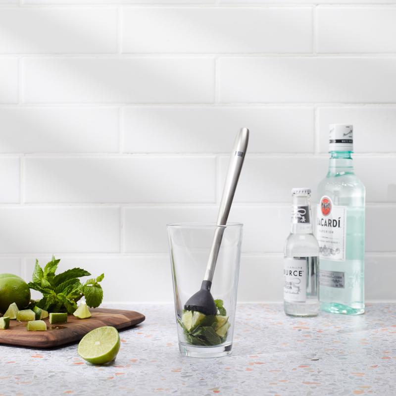 Houdini Silver Stainless Steel Muddler