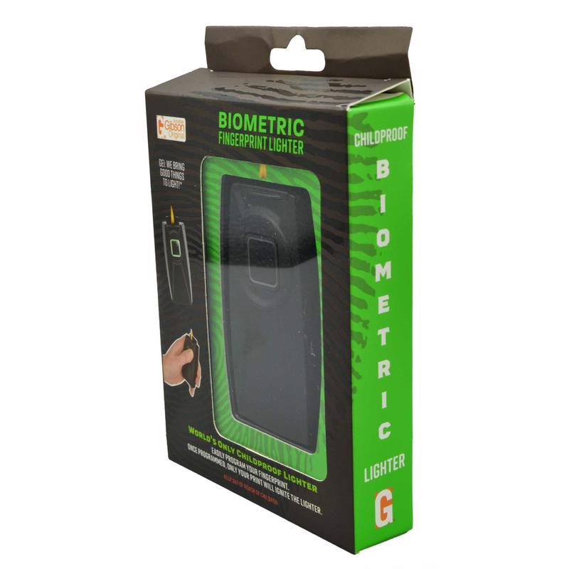 GEI Black Biometric Fingerprint Pocket Lighter 1 pk