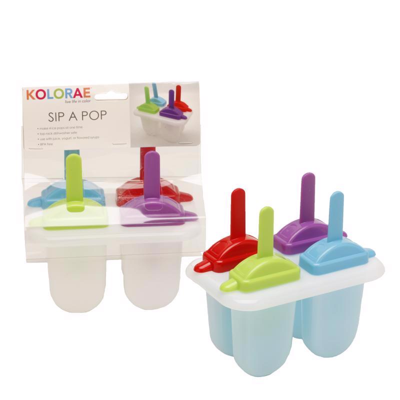 Blueoco Kolorae Assorted Polypropylene Sip A Pop Ice Mold