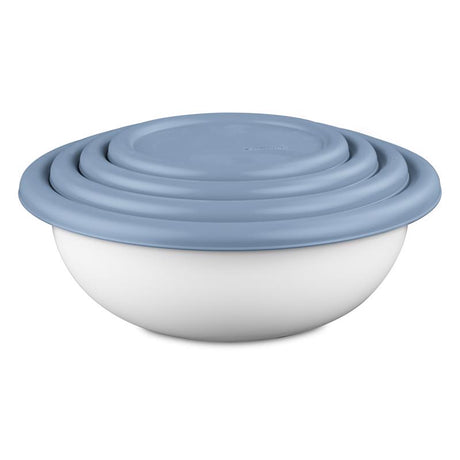 Sterilite White Bowl Set 4 pk