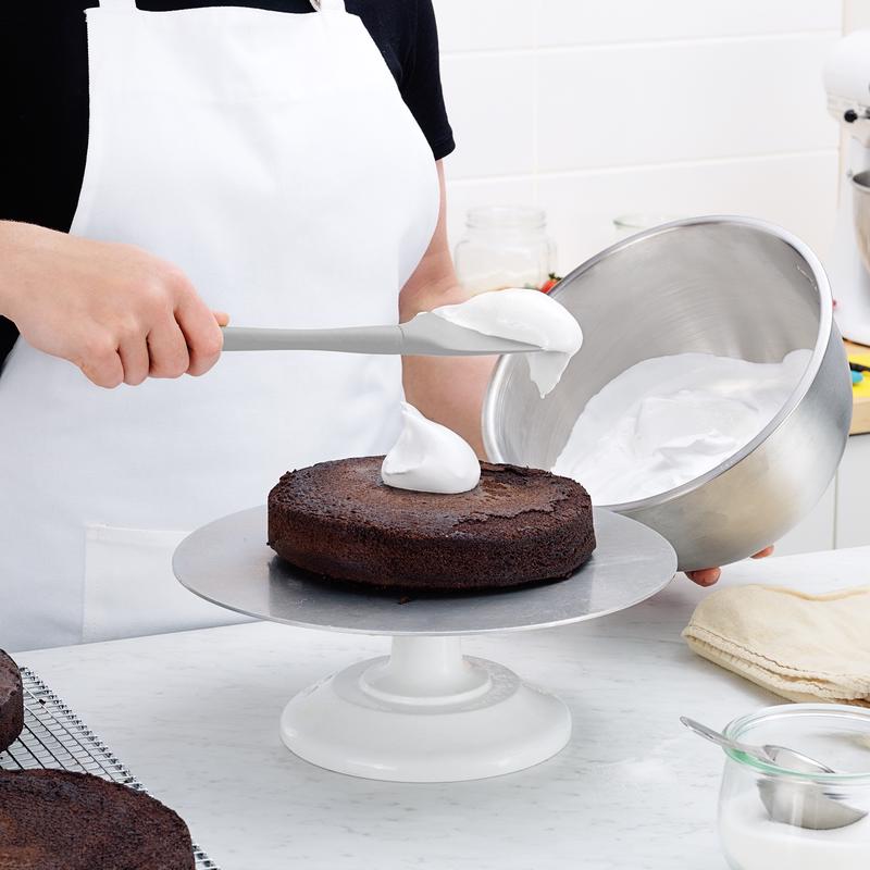 Tovolo Flex-Core Oyster Gray Nylon/Silicone Spoonula, Pack of 6