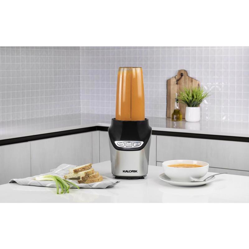 Kalorik Black/Silver Plastic Nutrition Blender Set 34 oz 3 speed