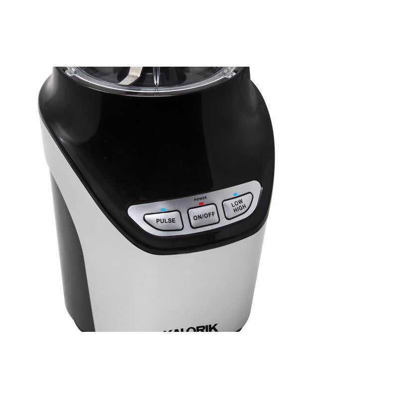 Kalorik Black/Silver Plastic Nutrition Blender Set 34 oz 3 speed