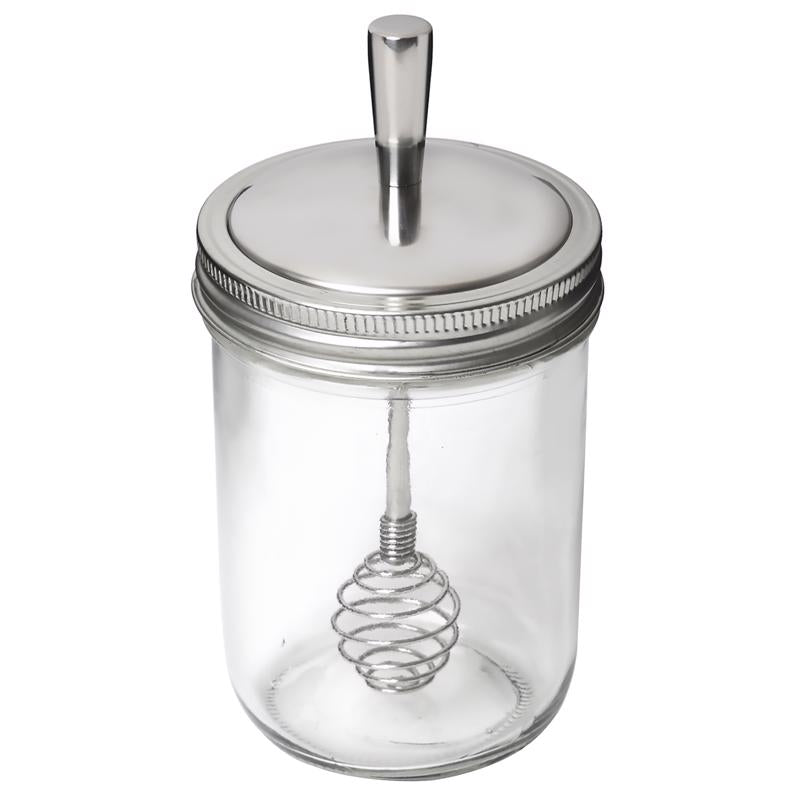 Jarware Wide Mouth Decorative Jar Lid Honey Dripper 1 pk