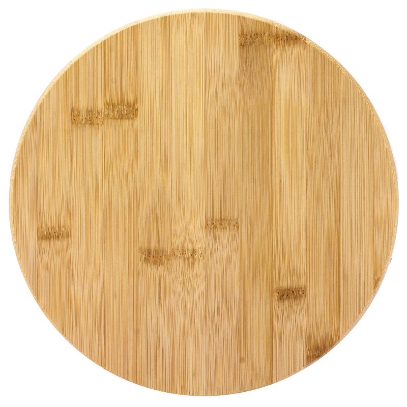 Totally Bamboo TB Home Brown 1 in. H X 10 in. D Bamboo Lazy Susan, Pack of 6