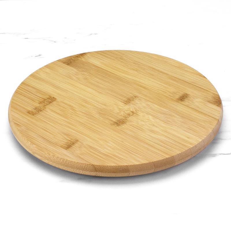 Totally Bamboo TB Home Brown 1 in. H X 10 in. D Bamboo Lazy Susan, Pack of 6
