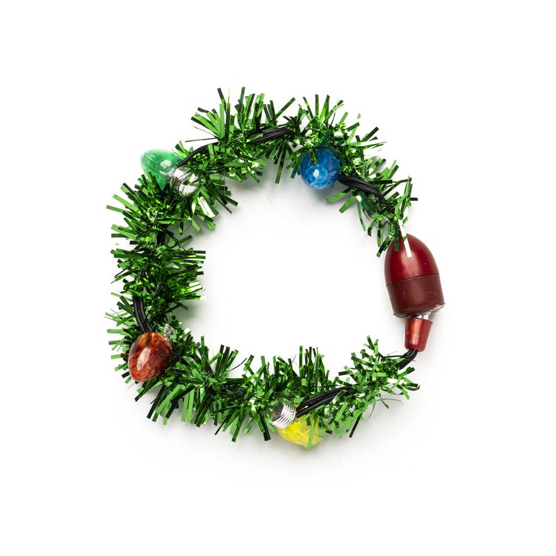 Uncle Bobs Women's Tacky Tinsel Green Bracelet, Pack of 24