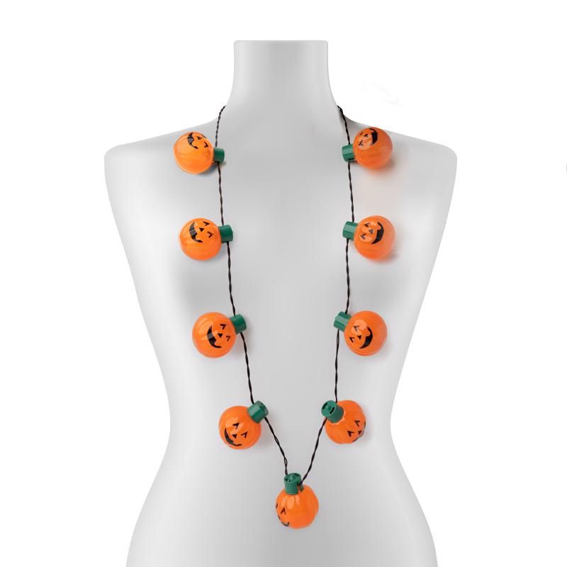Spooky Lites LED Flashing Halloween Necklace 1 pk, Pack of 24
