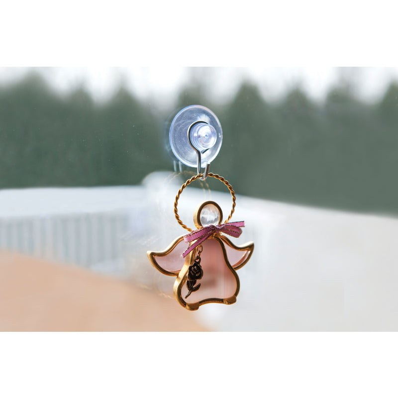 Crawford Small Plastic Suction Cup Hook 4 pk, Pack of 12