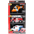 Sunny Days Maxx Action Mini Rescue Vehicles Multicolored, Pack of 6