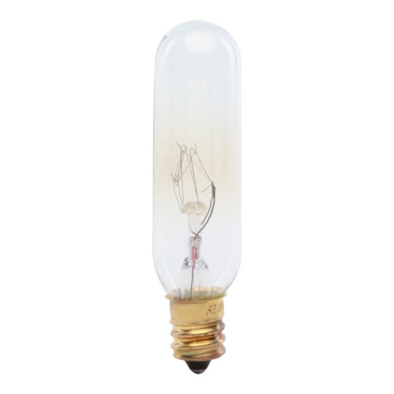 Feit Electric BP15T6-145 Incandescent Lamp, Clear Lamp, 0.75 in D x 2.87 in H Dimensions, 15 W, T6 Lamp, 85 Lumens, Pack of 6