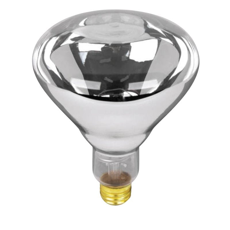 Feit Electric 250R40/1 Incandescent Reflector Heat Bulb, 250 W, R40 Lamp, E26 Medium Lamp Base, 2200 Lumens, Clear Lamp