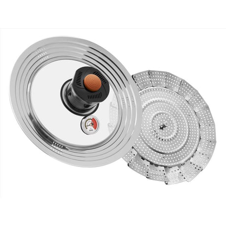 Air Whirl Crisper Air Fryer Lid Glass/Stainless Steel 1 pk