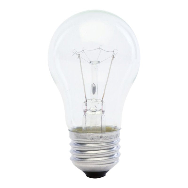 Feit Electric BP40A15/CL/CF Incandescent Lamp, Clear Lamp, 1.87 in D x 3.5 in H Dimensions, 40 W, A15 Lamp, 280 Lumens, Pack of 6