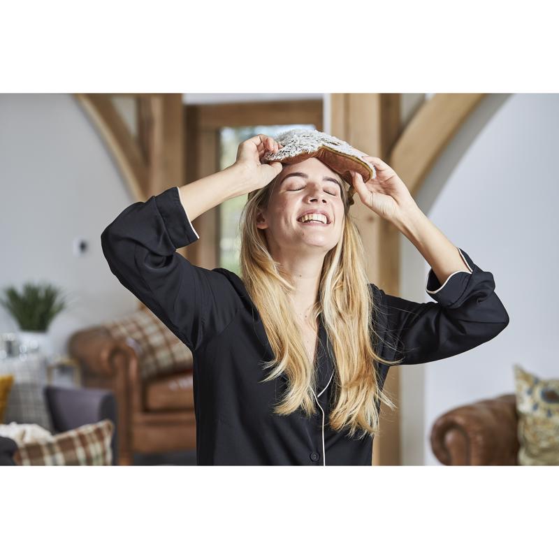 Warmies Marshmallow Eye Masks Brown/Gray