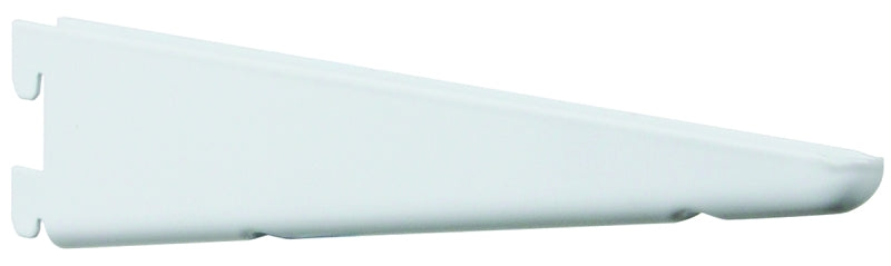 Knape & Vogt 182 Series 182 WH 14.5 Shelf Bracket, 15-3/16 in L, Steel, White