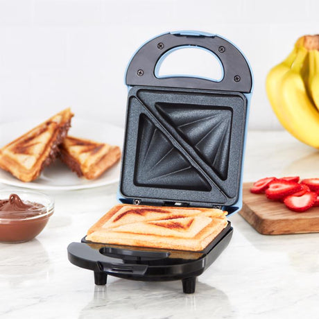 Rise by Dash Sky Blue Metal Nonstick Surface Sandwich Maker