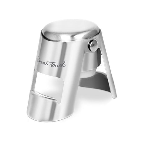 Final Touch Silver Stainless Steel Bottle Stopper