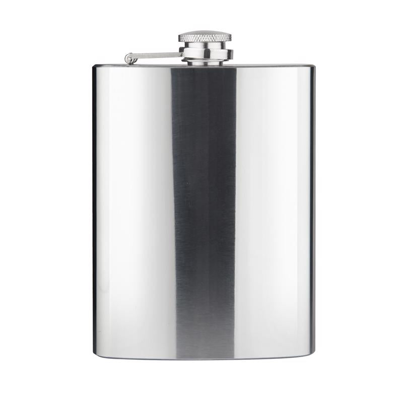 Final Touch 8 oz Silver Stainless Steel Flask