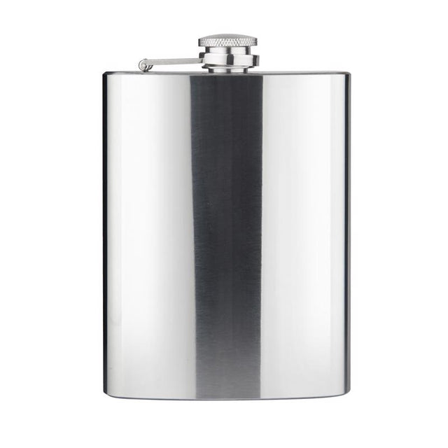 Final Touch 8 oz Silver Stainless Steel Flask