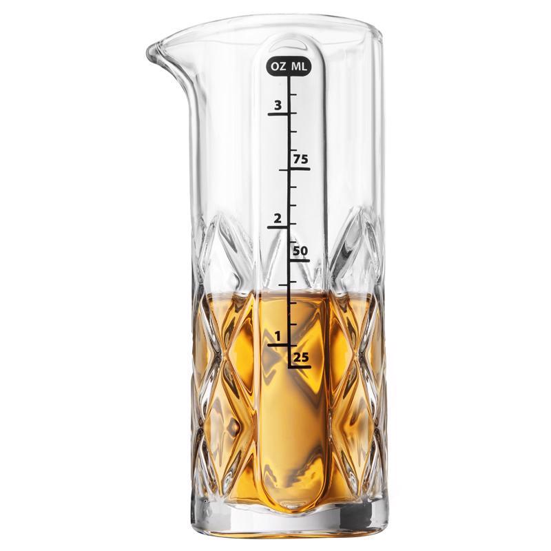 Final Touch 3.4 oz Clear Glass Jigger